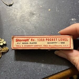 Startett No. 135A Pocket Level